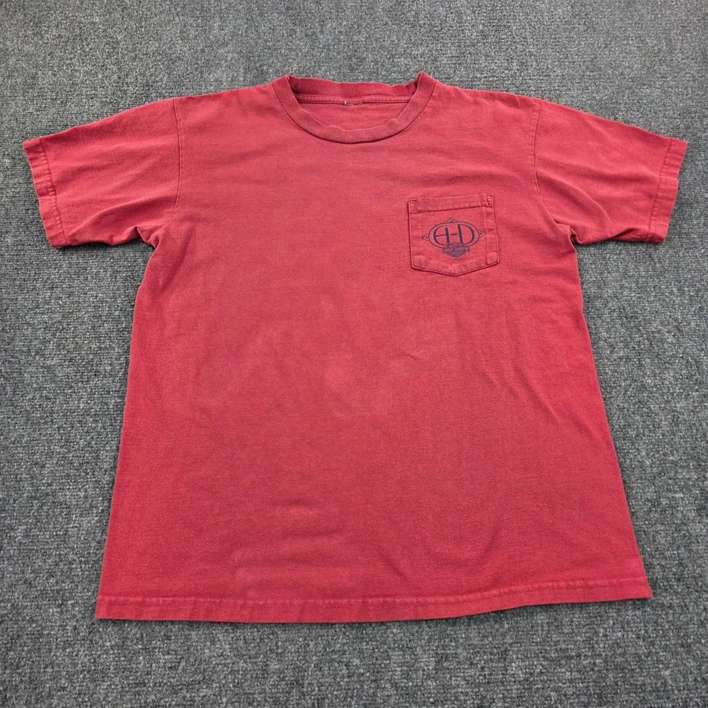 Vintage Harley Davidson Hollingsworth St. Augustine FL T‎ Shirt Knightriders